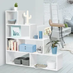 Étagère escalier blanche*IDMarket