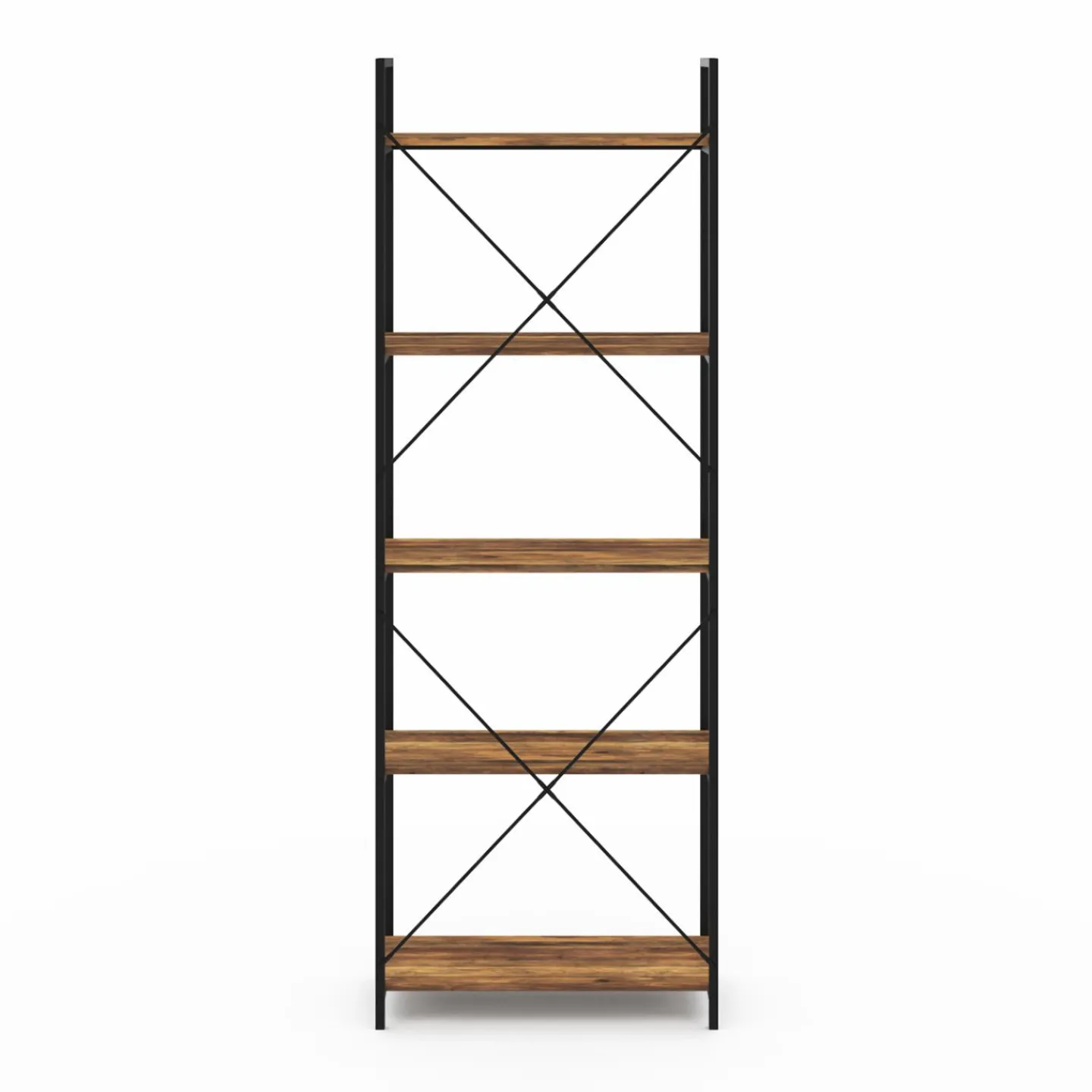 Étagère industrielle effet vieilli 5 niveaux 170 cm*IDMarket