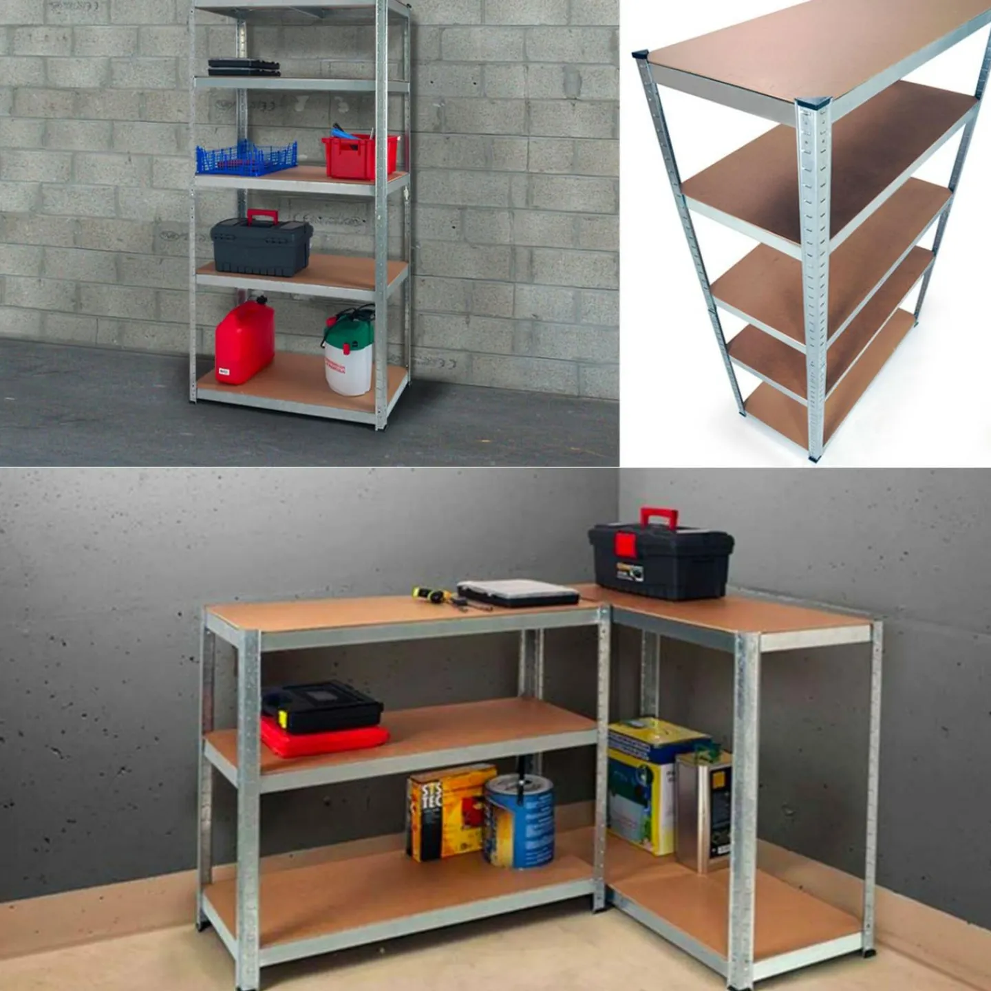 Étagère modulable pour charges lourdes*IDMarket New