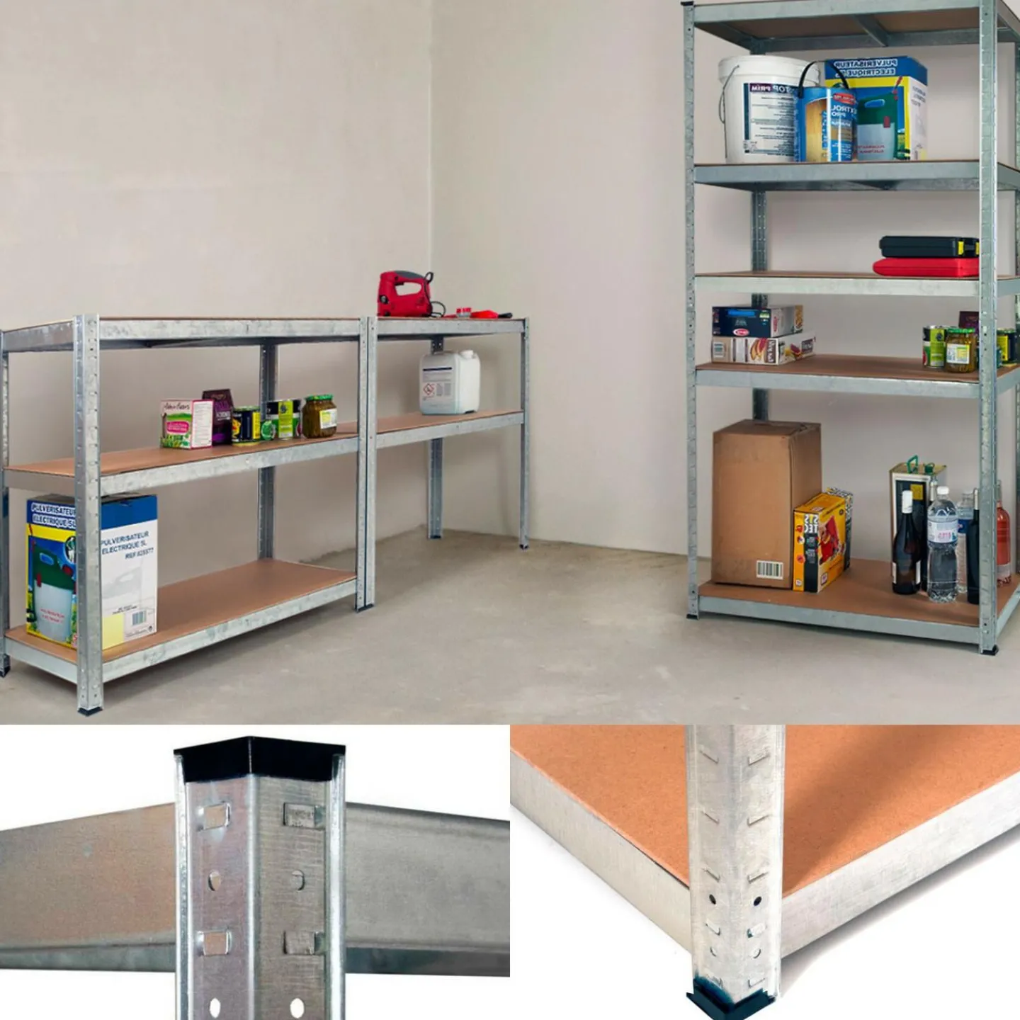 Étagère modulable pour charges lourdes*IDMarket New