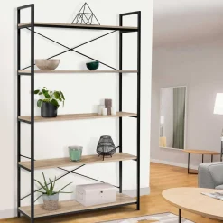 Étagère métal style industriel 170 cm*IDMarket Outlet
