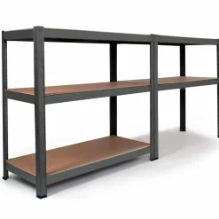 Étagère métallique modulable 5 plateaux*IDMarket Best