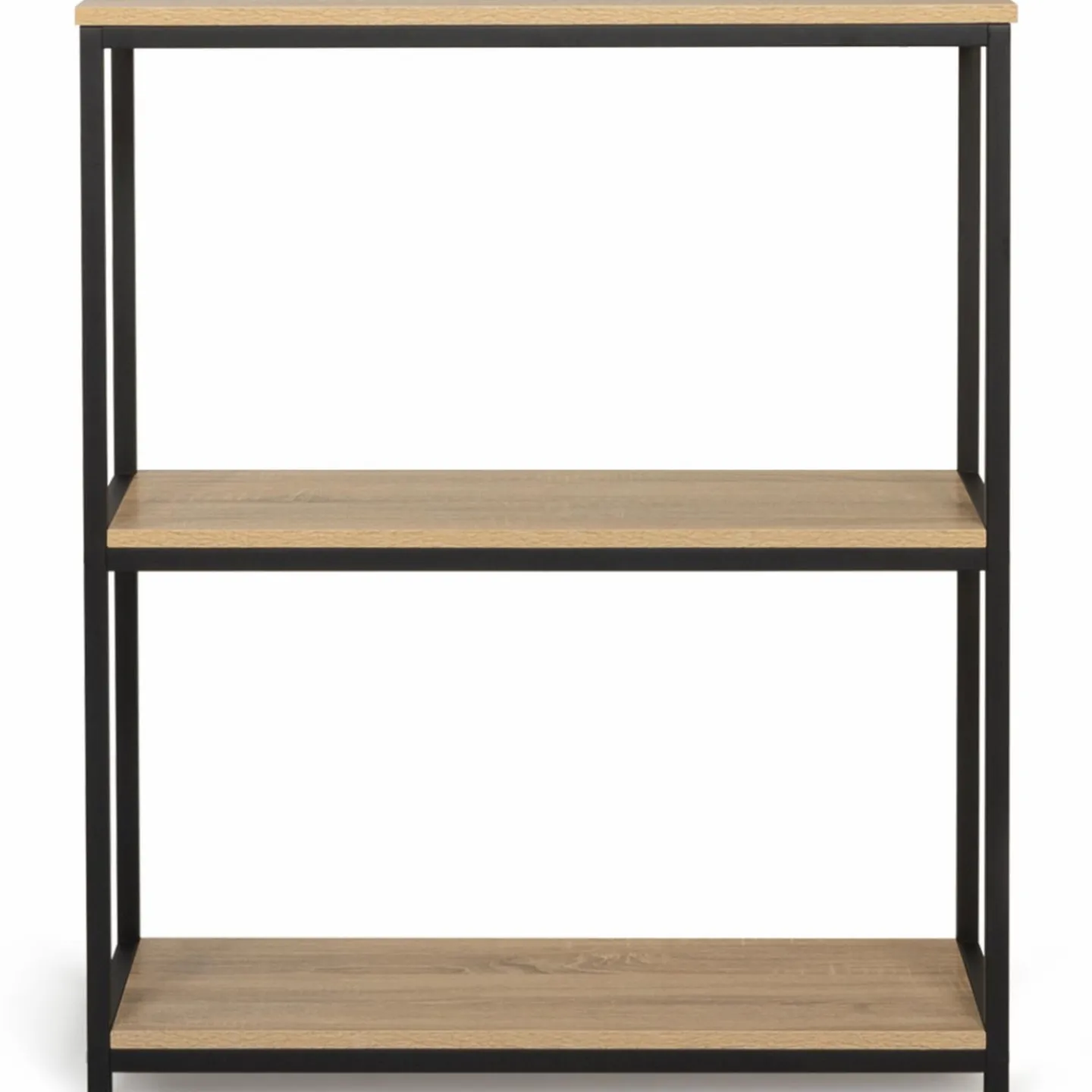 Étagère pour entrée bois et métal noir*IDMarket Clearance