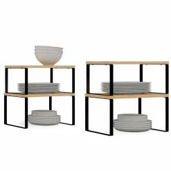 Étagères de rangement pour placard : lot de 4*IDMarket Discount