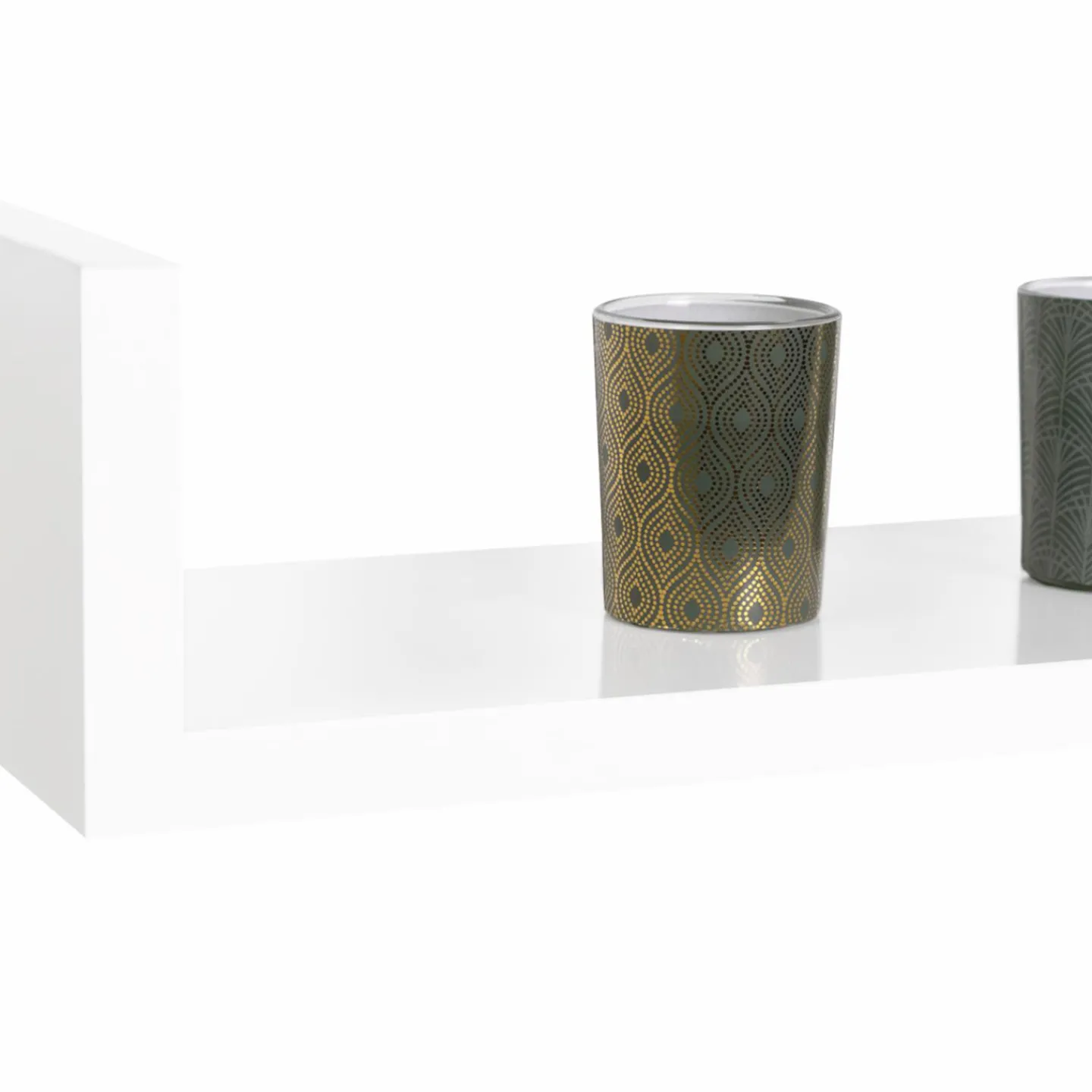 Étagères murales blanches laquées*IDMarket