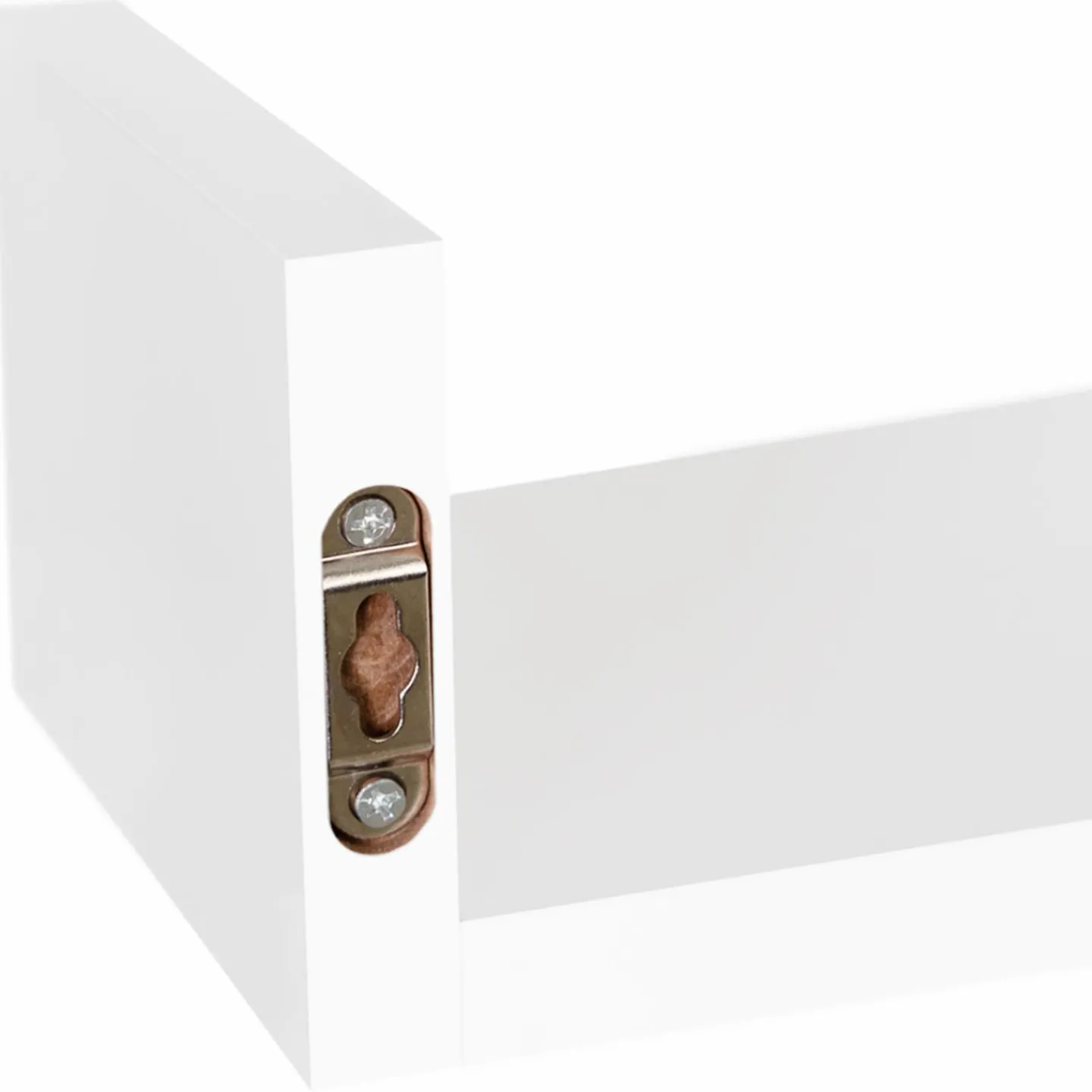 Étagères murales blanches laquées*IDMarket