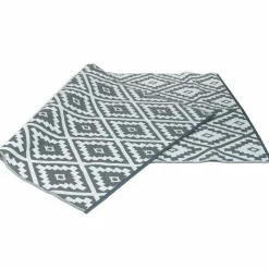 Tapis extérieur gris motifs géométriques 270 x 370 cm*IDMarket Outlet