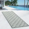 Tapis extérieur gris 80x250cm*IDMarket Sale