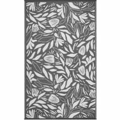 Tapis extérieur 180x280 cm gris et blanc*IDMarket Hot