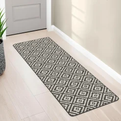 Tapis intérieur gris et blanc 60x180cm*IDMarket New