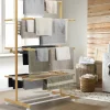 Étendoir à linge 3 niveaux en bambou*IDMarket Hot