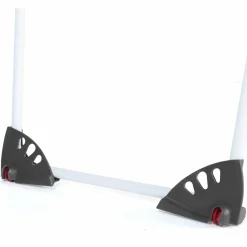 Étendoir pliable et extensible de 160 à 211 cm gris et blanc*IDMarket Sale