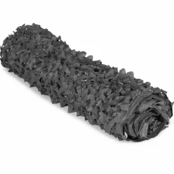 Toile ombrage rectangulaire camouflage gris 3x4 m*IDMarket Sale