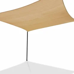 Toile ombrage rectangulaire haute densité couleur sable 4x6 m*IDMarket Online