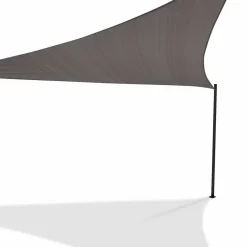 Toile ombrage triangulaire haute densité gris*IDMarket Best