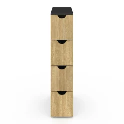 Tour de rangement gain de place sur roulettes*IDMarket