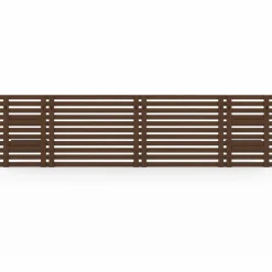 Tête de lit en lattes de bois vieilli 240 cm style moderne*IDMarket Best