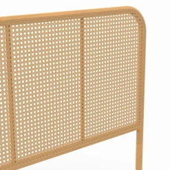 Tête de lit façon cannage 160 cm sur pied*IDMarket Online