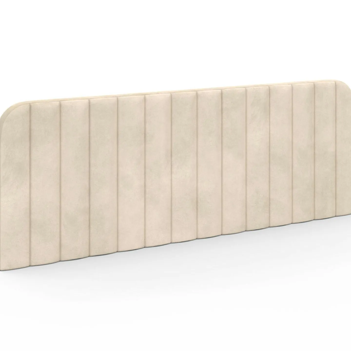 Tête de lit suspendue en velours beige 160 cm*IDMarket