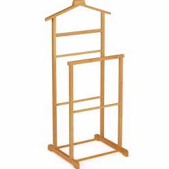 Valet de nuit en bambou portant à vêtements*IDMarket Discount