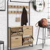 Vestiaire d'entrée industriel meuble chaussures 4 portes*IDMarket Sale