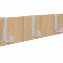 Vestiaire d'entrée industriel bois et métal blanc*IDMarket Discount