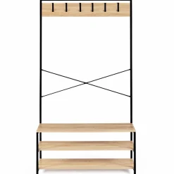 Vestiaire d’entrée style industriel avec tablettes*IDMarket Sale