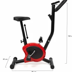 Vélo d'appartement avec écran LCD multifonction*IDMarket Discount